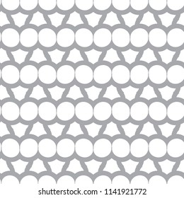 Seamless geometric ornamental vector pattern
