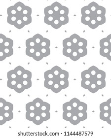Seamless geometric ornamental vector pattern