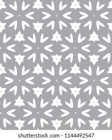 Seamless geometric ornamental vector pattern