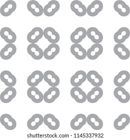 Seamless geometric ornamental vector pattern