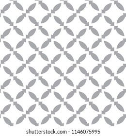Seamless geometric ornamental vector pattern