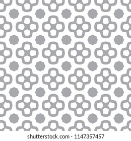 Seamless geometric ornamental vector pattern