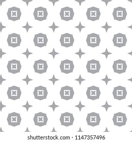 Seamless geometric ornamental vector pattern