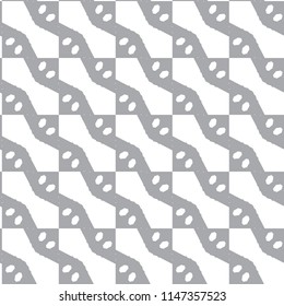 Seamless geometric ornamental vector pattern