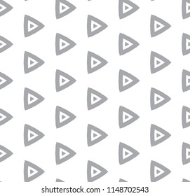 Seamless geometric ornamental vector pattern