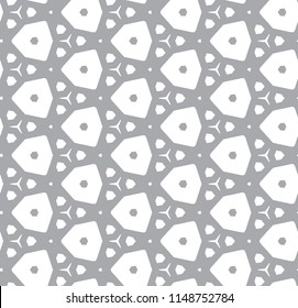 Seamless geometric ornamental vector pattern