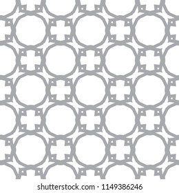 Seamless geometric ornamental vector pattern