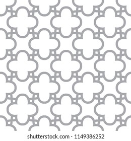 Seamless geometric ornamental vector pattern