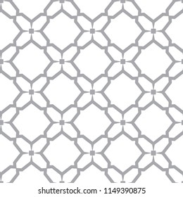 Seamless geometric ornamental vector pattern