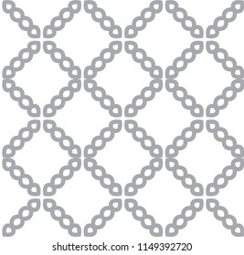 Seamless geometric ornamental vector pattern