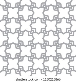Seamless geometric ornamental vector pattern