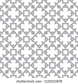Seamless geometric ornamental vector pattern