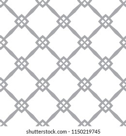 Seamless geometric ornamental vector pattern