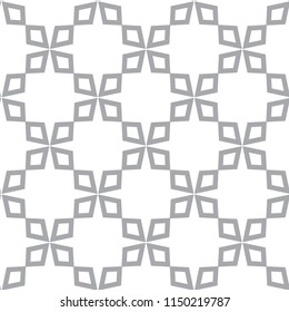 Seamless geometric ornamental vector pattern