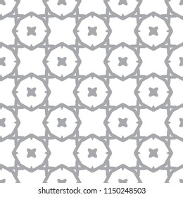 Seamless geometric ornamental vector pattern