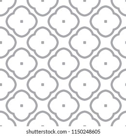 Seamless geometric ornamental vector pattern