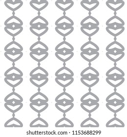 Seamless geometric ornamental vector pattern