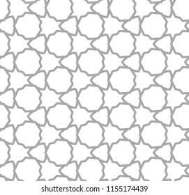 Seamless geometric ornamental vector pattern