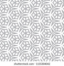 Seamless geometric ornamental vector pattern