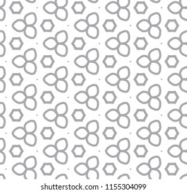 Seamless geometric ornamental vector pattern