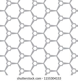 Seamless geometric ornamental vector pattern