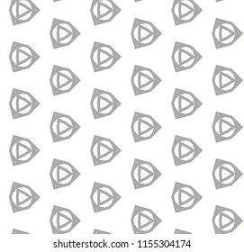 Seamless geometric ornamental vector pattern