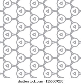 Seamless geometric ornamental vector pattern