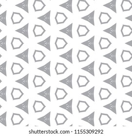 Seamless geometric ornamental vector pattern