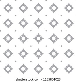 Seamless geometric ornamental vector pattern