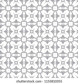 Seamless geometric ornamental vector pattern