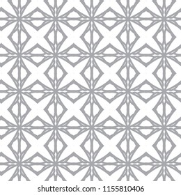 Seamless geometric ornamental vector pattern