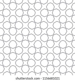 Seamless geometric ornamental vector pattern
