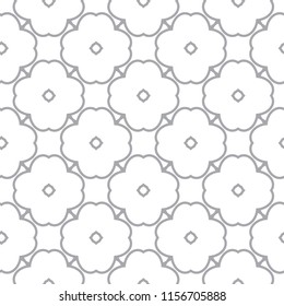 Seamless geometric ornamental vector pattern