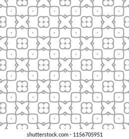 Seamless geometric ornamental vector pattern