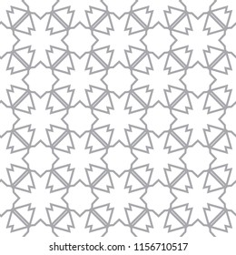 Seamless geometric ornamental vector pattern