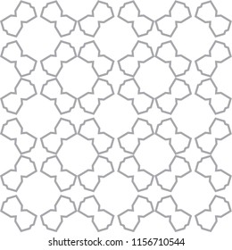 Seamless geometric ornamental vector pattern