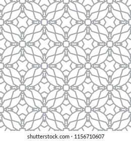 Seamless geometric ornamental vector pattern