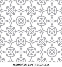 Seamless geometric ornamental vector pattern