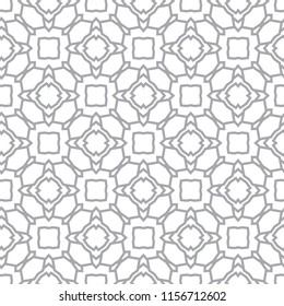 Seamless geometric ornamental vector pattern