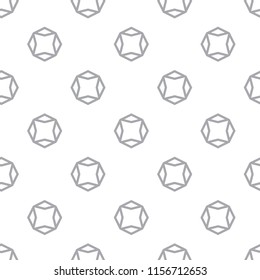 Seamless geometric ornamental vector pattern