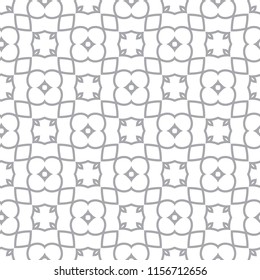 Seamless geometric ornamental vector pattern