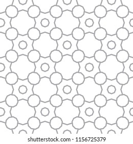 Seamless geometric ornamental vector pattern