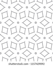 Seamless geometric ornamental vector pattern