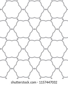 Seamless geometric ornamental vector pattern