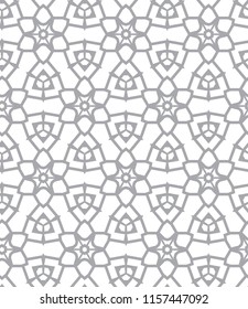 Seamless geometric ornamental vector pattern