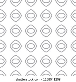 Seamless geometric ornamental vector pattern