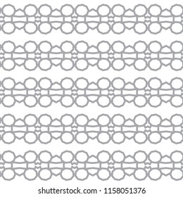 Seamless geometric ornamental vector pattern