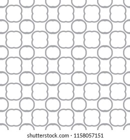 Seamless geometric ornamental vector pattern