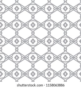 Seamless geometric ornamental vector pattern