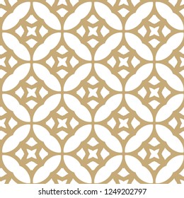 Seamless geometric ornamental vector pattern